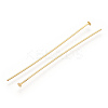 Brass Flat Head Pins KK-G331-11-0.7x51-3