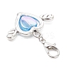 7Pcs Acrylic & Alloy Pendant Decorations HJEW-JM03983-5