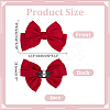 2Pcs Detachable Ribbon Satin Bowknot Shoe Decoration AJEW-PH0011-85B-2