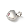 304 Stainless Steel Rhinestone Pendants LS-STAS-R139-01P-04-2