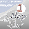 55Pcs 304 Stainless Steel Hitch Pin Clips & 90Pcs Open Latch & 39Pcs Connecting Rod Plug Bolt Pins STAS-AR0002-68-7