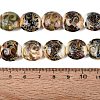 Handmade Gold Sand Lampwork Beads Strands LAMP-Q041-03-4