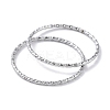 Non-Tarnish 304 Stainless Steel Textured Finger Rings X-RJEW-G298-03P-2