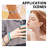 Transparent Spray Painted Glass & Acrylic Beads Findings Kits FIND-HY0004-64B-5