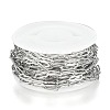 Tarnish Resistant 304 Stainless Steel Paperclip Chains CHS-F010-01F-P-4