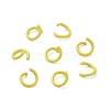 Spray Painted Iron Open Jump Rings IFIN-F149-F18-2