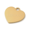 Ion Plating(IP) 304 Stainless Steel Pendants STAS-K270-27B-G-2