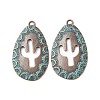 Tibetan Style Alloy Pendants FIND-B055-02C-1
