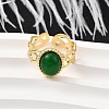 304 Stainless Steel Cuff Rings for Women RJEW-U062-02A-02G-1