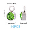 10Pcs Glass Rhinestone Charms STAS-TA0003-26J-3