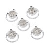 Alloy Crystal Rhinestone Pendants ALRI-H004-41P-3