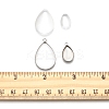 DIY Teardrop 304 Stainless Steel Pendant Making Kits DIY-FS0008-40-5