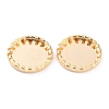 304 Stainless Steel Cabochon Settings STAS-Y001-08G-2