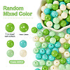 Opaque Acrylic Beads OACR-TAC0014-06D-4