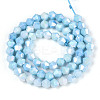 Anti-Tarnish Electroplate Bicone Glass Beads Strands EGLA-T021-6mm-16-08-2