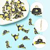 30Pcs 3 Styles Western Cowboy Theme Alloy Enamel Pendants ENAM-FS0003-89-3