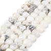 Natural White African Opal Beads Strands G-H005-C10-01-1