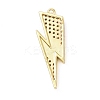 Eco-friendly Brass Micro Pave Clear Cubic Zirconia Pendants KK-D079-17G-01-2