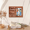 MDF Wood Photo Frames DIY-WH0231-062-7