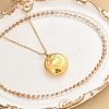 304 Stainless Steel Clear Cubic Zirconia Constellation Pendant Necklaces NJEW-R021-02G-08-1