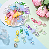 Cloud with Star Acrylic Pendant Decoraions HJEW-YW00184-01-5