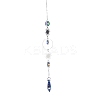 AB Color Plated Crystal Bullet Big Pendant Decorations LS-HJEW-G019-03C-2