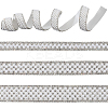 3 Yards 3 Styles Self-adhesion ABS Imitation Pearl with Rhinesatone Hotfix Rhinestone DIY-CY0001-88-7