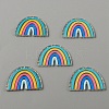 10Pcs Translucent Resin Pendants RESI-WH0026-55E-2