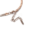 Ion Plating(IP) 304 Stainless Steel Herringbone Chain Necklace NJEW-D045-10G-3