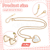 Stainless Steel Pave Natural White Shell Heart Locket Pendant Necklaces for Women NJEW-NB00014-2