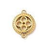 Ion Plating(IP) 304 Stainless Steel Wheel Connector Charms STAS-G351-09G-1
