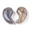 Natural Grey Agate Pendants X-G-S294-07K-2