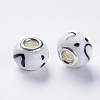 Handmade Lampwork European Beads LAMP-S193-008B-2