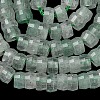 Natural Green Strawberry Quartz Heishi Beads Strands G-A299-A06-01-5