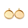 Brass Pendant Cabochon Settings X-KK-F898-20B-G-1