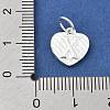 925 Sterling Silver Heart with Capital Letter Charms STER-S009-13X-S-3