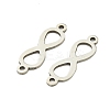 Non-Tarnish 201 Stainless Steel Connector Charms STAS-M015-17P-2