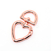 Alloy Swivel Clasps PALLOY-WH0070-66RG-2