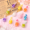 70Pcs 7 Colors Transparent Resin Pendants RESI-CJ0002-08-5