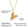 Sweet Design 304 Stainless Steel Heart Pendant Necklaces DY4160-3-1