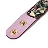 Faux Suede Snap Cord Bracelet LS-BJEW-F428-06-3