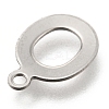 Non-Tarnish 201 Stainless Steel Charms X-STAS-C021-06P-O-3