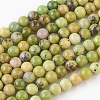 Natural Serpentine Beads Strands G-G767-04-6mm-1