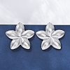 304 Stainless Steel Stud Earrings for Women EJEW-K306-19P-2