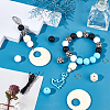 DIY Silicone Beads Bulk Pendant Bracelet Making Kit DIY-SC0024-67-4
