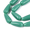 Opaque Glass Beads Strands GLAA-Q113-03A-C03-3