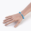 Synthetic Howlite Beads Stretch Bracelets BJEW-JB03926-04-3