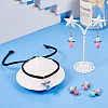 18Pcs 9 Colors Resin & Glass Pearl Angel Pendants FIND-TA0004-23-6