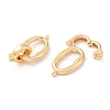 Brass Fold Over Clasps LS-KK-F860-66G-2
