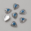 Tibetan Style Alloy Cabochons MRMJ-WH0075-97G-2